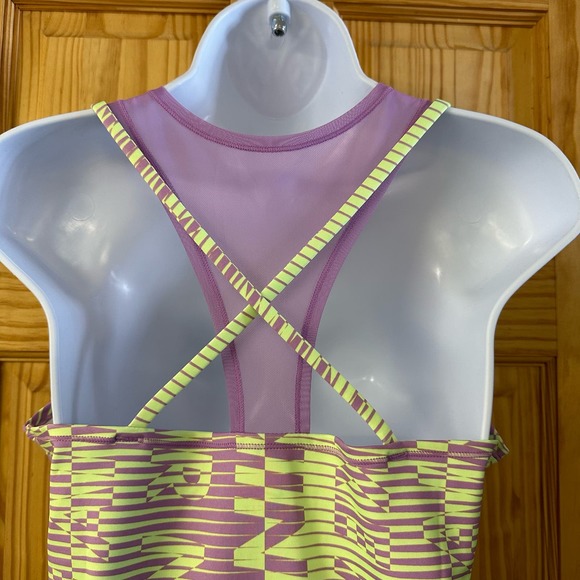 Nike Air Dri-Fit Women’s Sz Med Athletic Tank Top Green & Purple NWOT, V498 - Picture 11 of 14